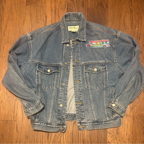 Vintage Eddie Bauer Denim Jacket with Grateful Dead Patch